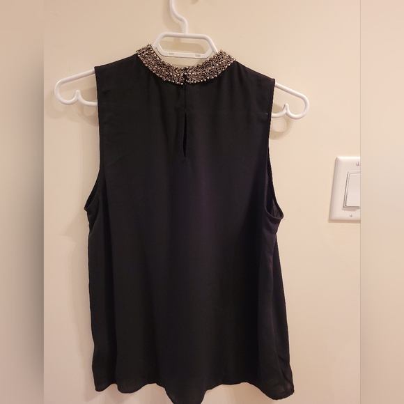 Rock & Shine Beaded High Neck Blouse size Small - Picture 6 of 9